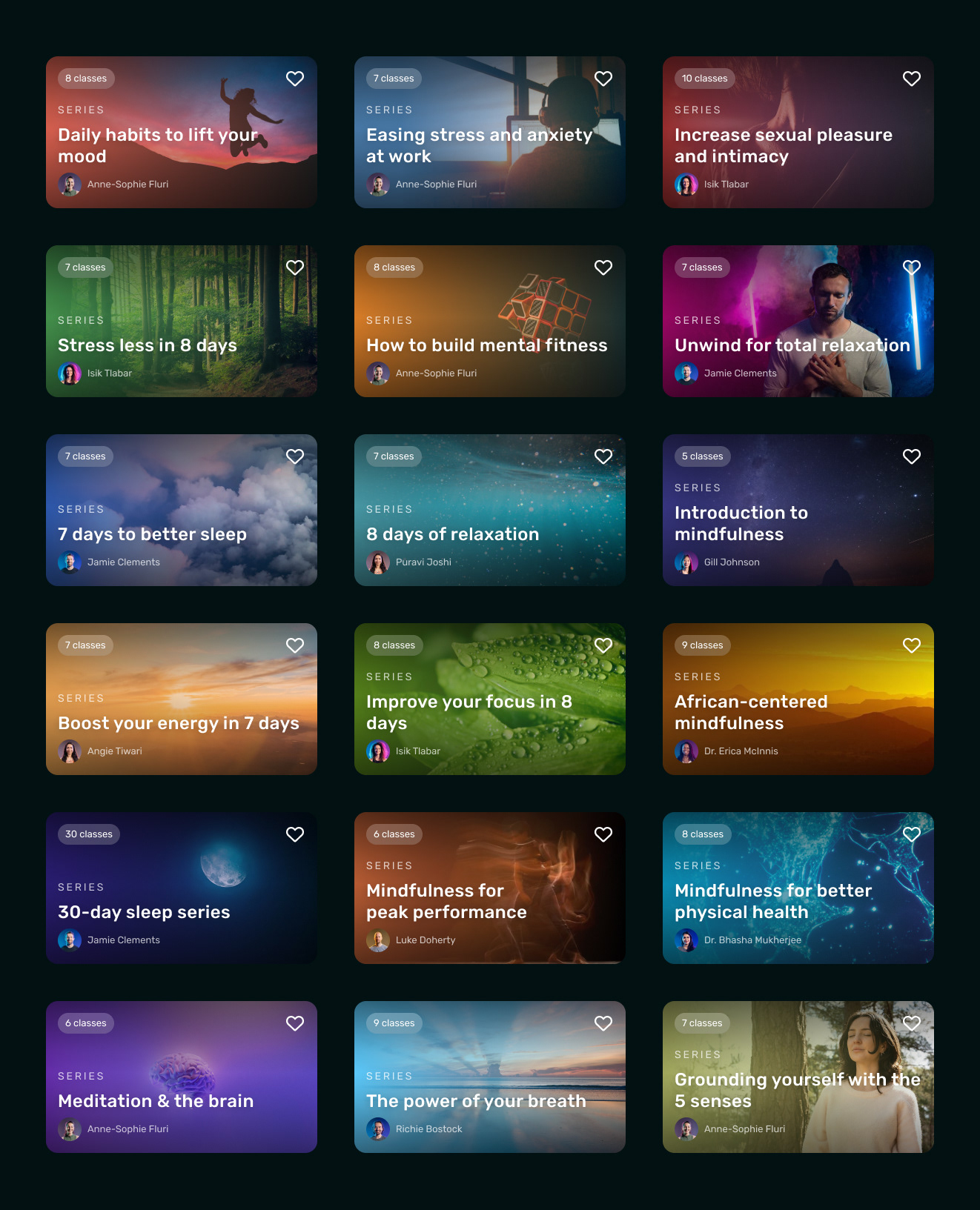 Series cover art designs